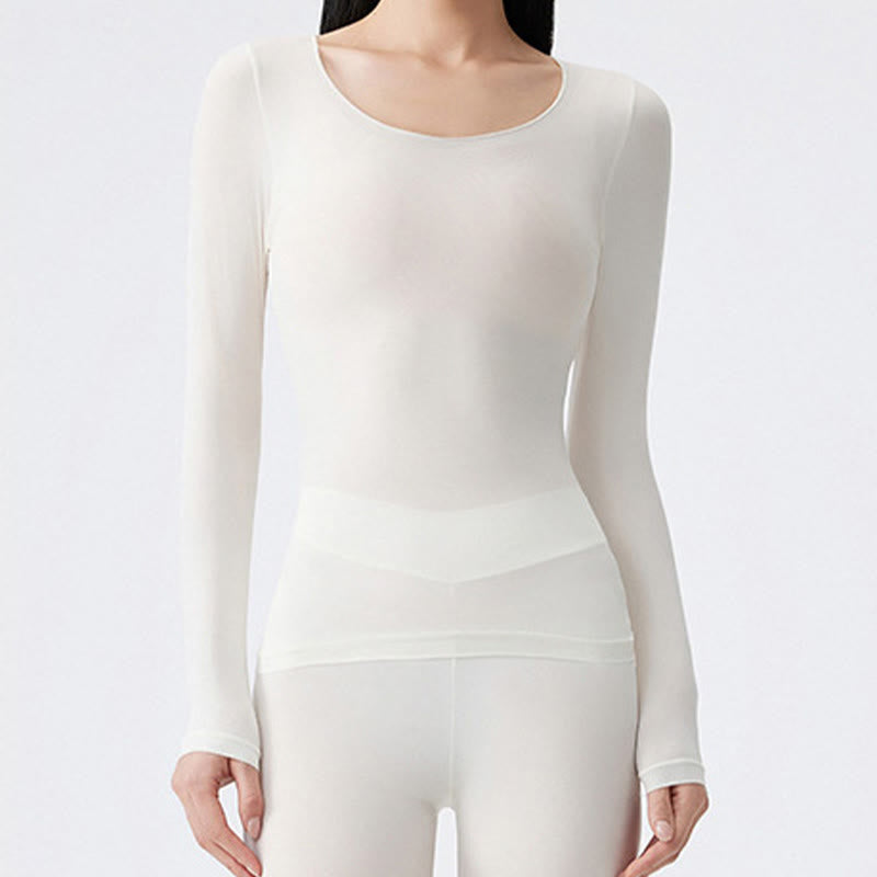 High Stretch Base Layer Top - White - XL - image 8
