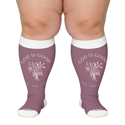 Plus Size Christian Faith Compression Socks(3 Pairs) - image 3