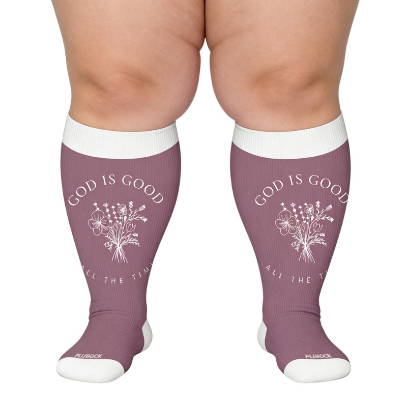 Plus Size Christian Faith Compression Socks - image 3