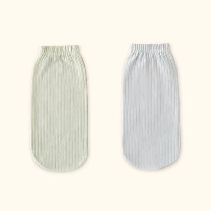 Plus Size Soft Cotton Bedtime Quarter Socks(2 Pairs) - Green+Blue - EU36-43(US3-9) - image 11