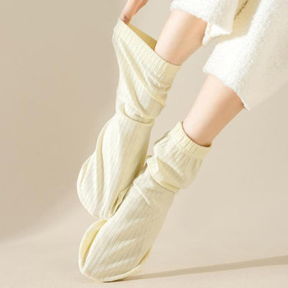 Plus Size Soft Cotton Bedtime Quarter Socks(2 Pairs) - image 7