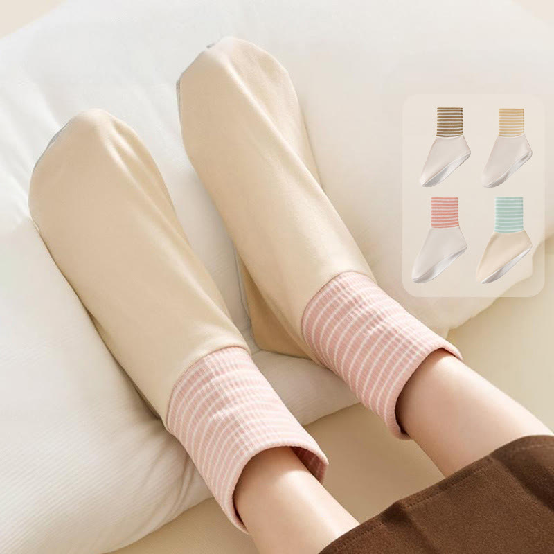 Mugwort Oil Seamless Sleep Socks(4 Pairs) - Multicolor - EU36-43(US3-9) - image 16