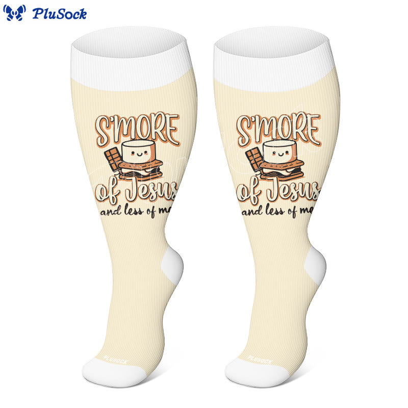 Plus Size Coffee Faith Compression Socks(3 Pairs) - image 4