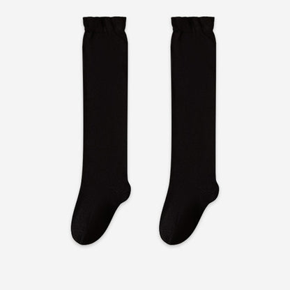 Breathable Soft Knee High Sleep Socks(3 Pairs) - Black - EU36-39(US3-6) - image 13
