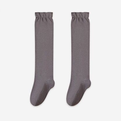 Breathable Soft Knee High Sleep Socks(3 Pairs) - Dark Grey - EU36-39(US3-6) - image 14