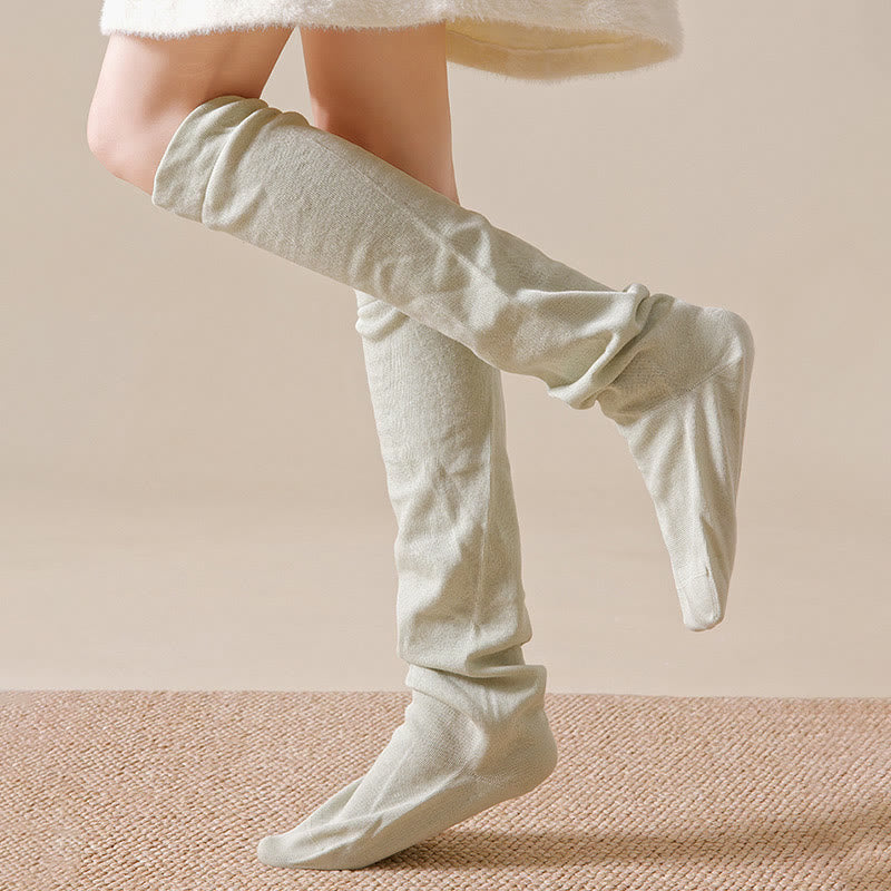 Breathable Soft Knee High Sleep Socks(3 Pairs) - image 7