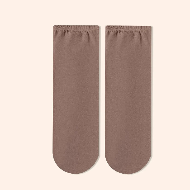 Cozy Knee High Sleep Socks - Coffee - EU36-40(US3-7) - image 7
