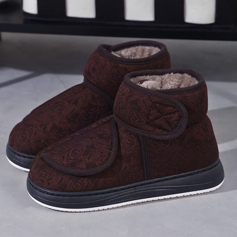 Plus Size Floral Print Slippers - image 9