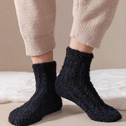 Solid Color Sleep Socks - image 9