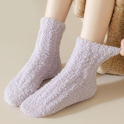 Solid Color Sleep Socks - image 10