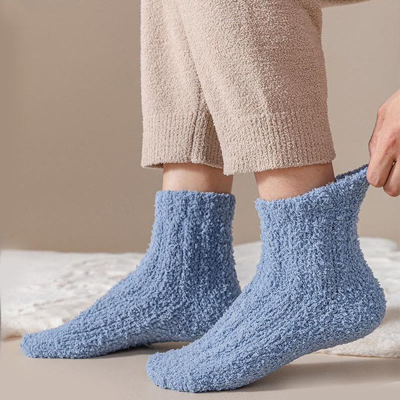 Solid Color Sleep Socks - image 13