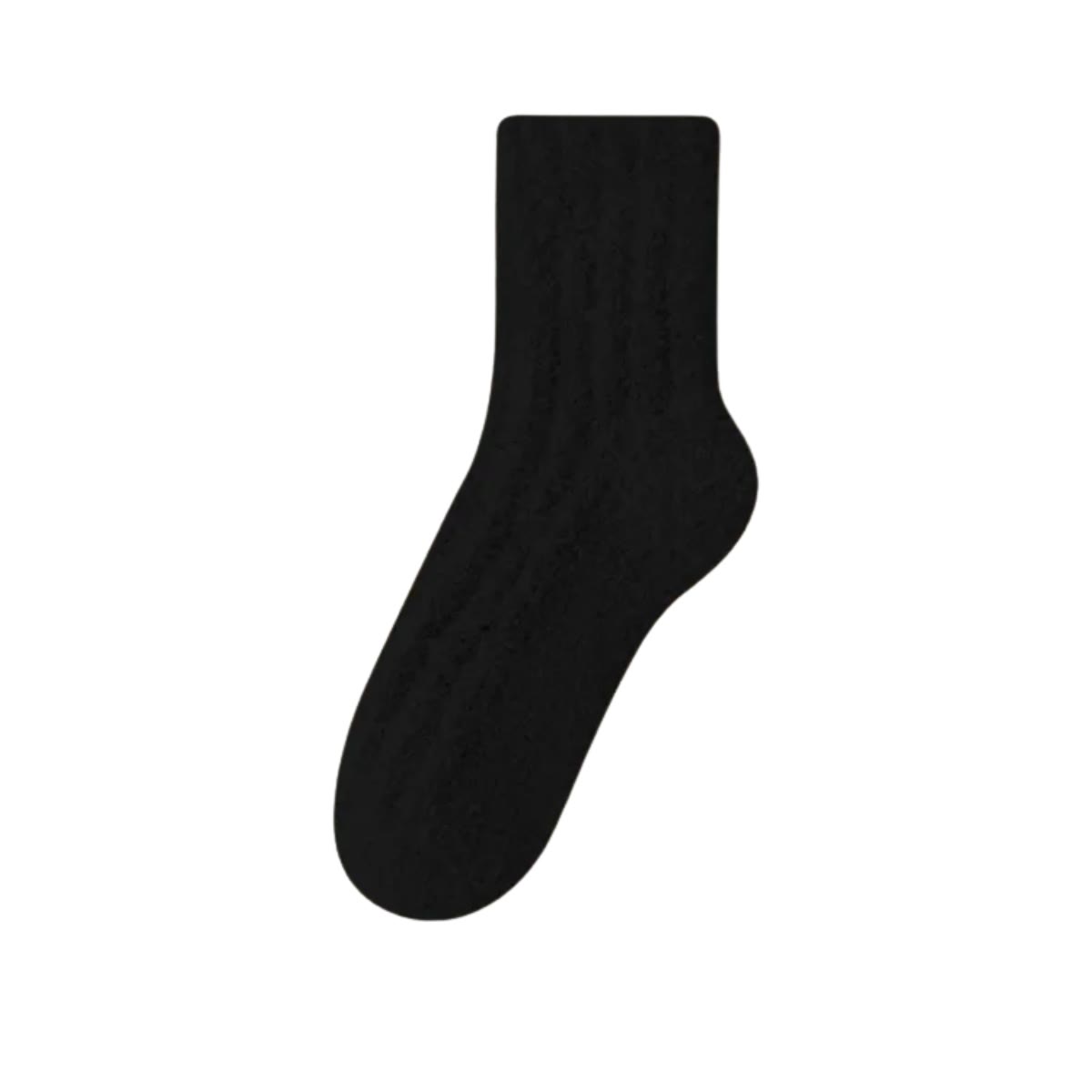 Solid Color Sleep Socks - Black - EU43-48(US9-13) - image 16