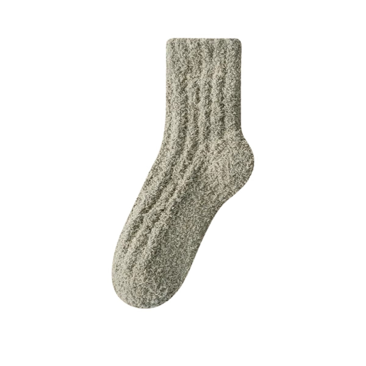 Solid Color Sleep Socks - Green - EU43-48(US9-13) - image 21