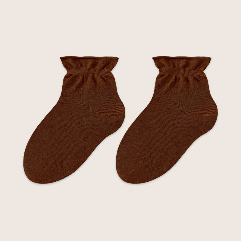 All Night Comfort Sleep Socks(5 Pairs) - Coffee - EU36-39(US3-6) - image 13