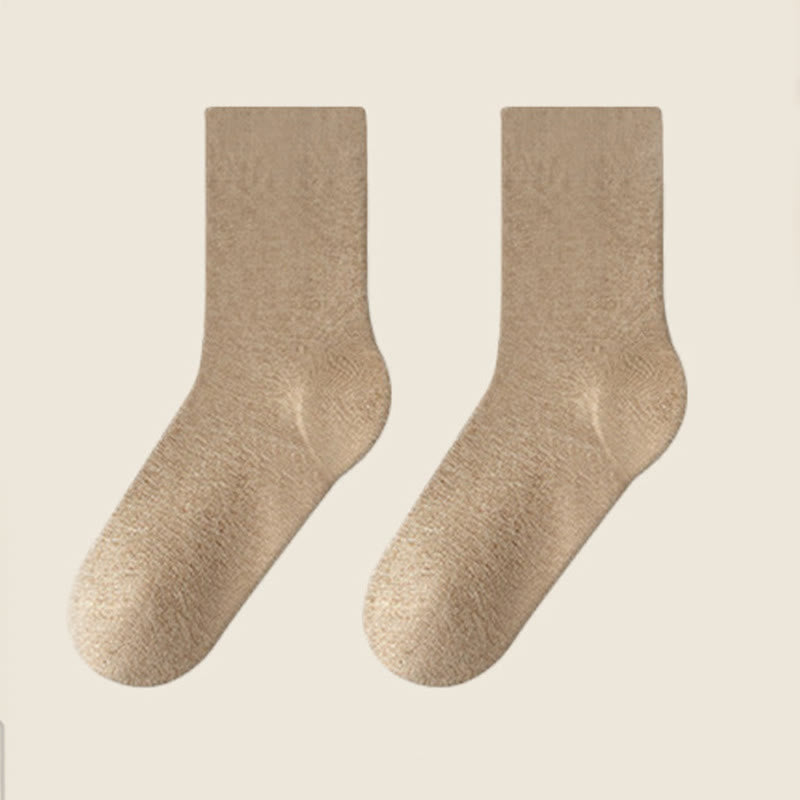 Soft Essential Oils Gel Heel Care Sleep Socks(3 Pairs) - Khaki - EU38-44(US5-10) - image 8