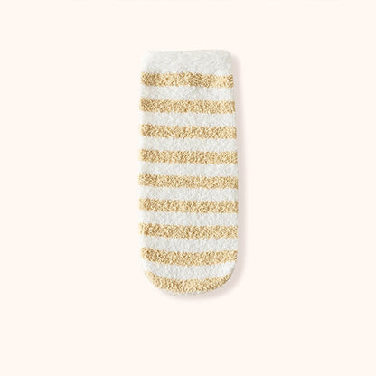 Wide stripes Sleep Socks(3 Pairs) - Yellow - EU36-42(US3-8.5) - image 17