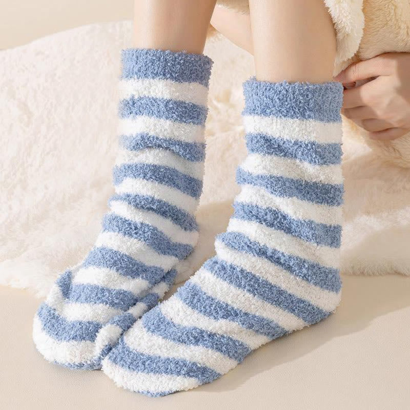 Wide stripes Sleep Socks(3 Pairs) - image 9