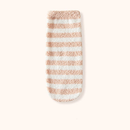 Wide stripes Sleep Socks(3 Pairs) - Pink - EU36-42(US3-8.5) - image 16