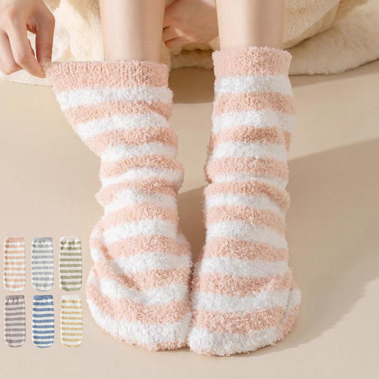 Wide stripes Sleep Socks(3 Pairs) - image 0