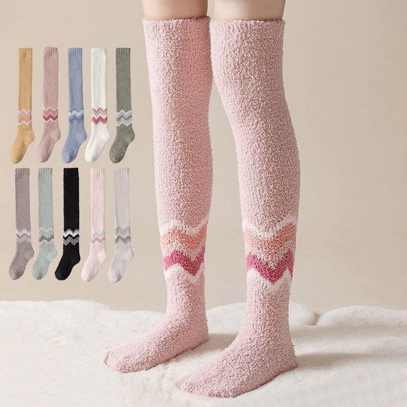 Knee High Cozy Sleep Socks(2 Pairs) - image 0