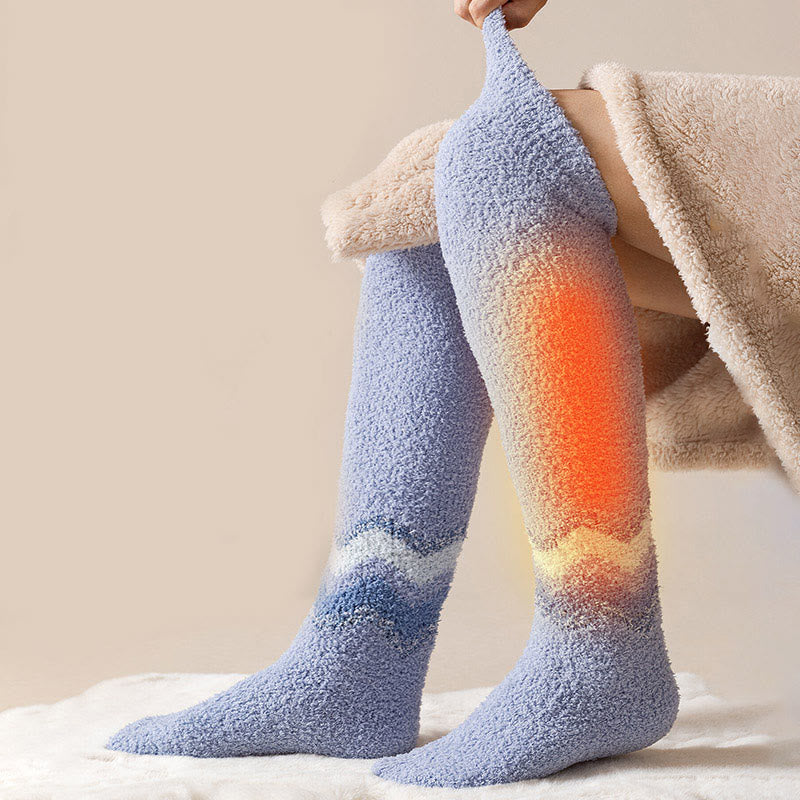 Knee High Cozy Sleep Socks(2 Pairs) - image 1