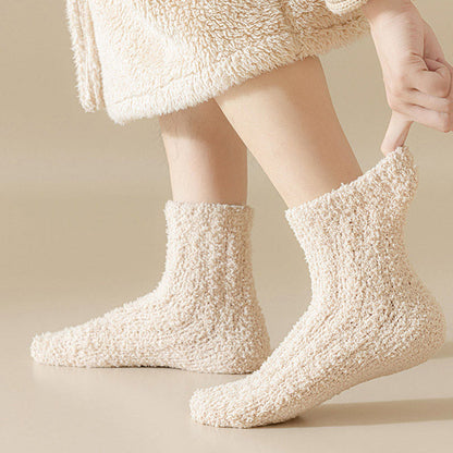 Coral fleece Winter Sleep Socks(7 Pairs) - image 3