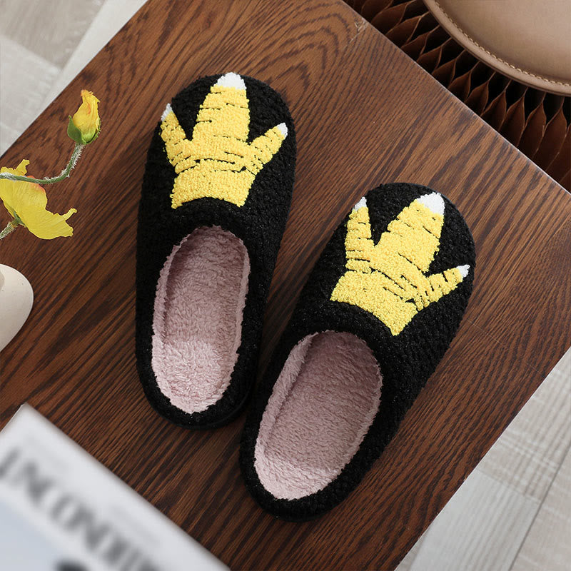Plus Size Chicken Feet Slippers - Black - EU44-45(US10-11) - image 1