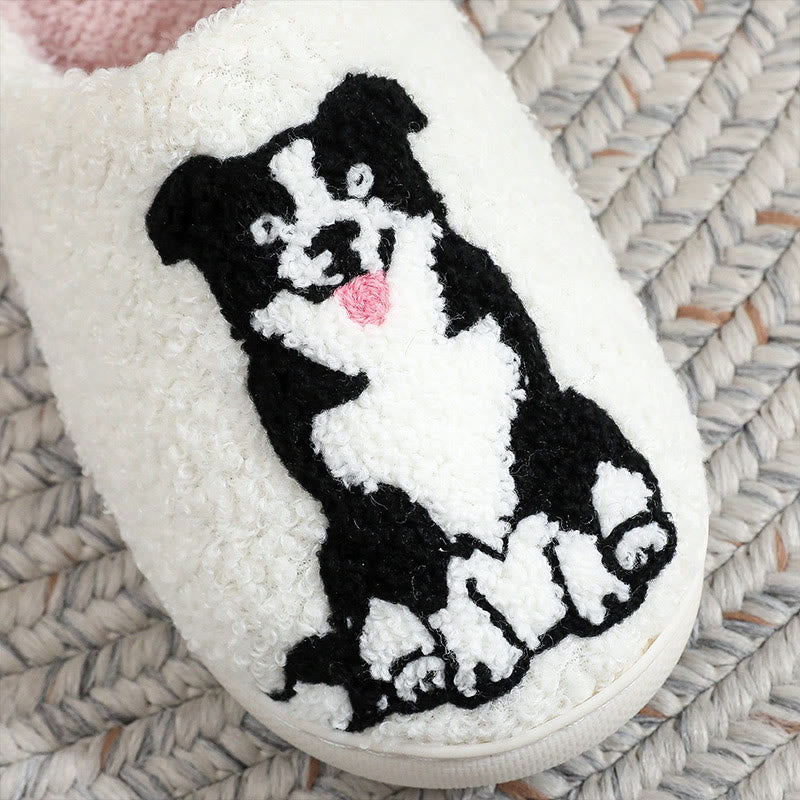 Plus Size Border Collie Slippers - image 1