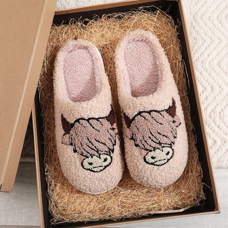 Plus Size Bull Head Slippers - image 0