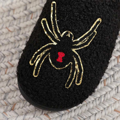 Plus Size Spider Black Cat Slippers - image 1