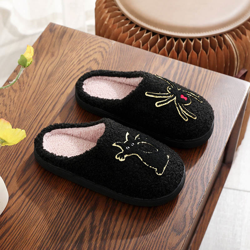 Plus Size Spider Black Cat Slippers - image 3
