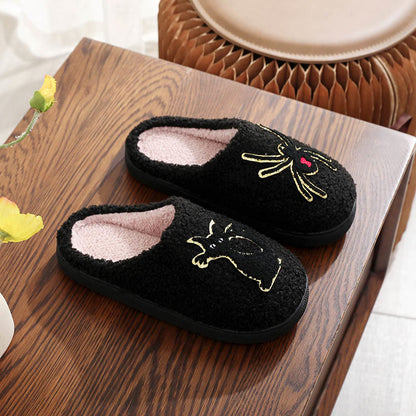 Plus Size Spider Black Cat Slippers - image 3