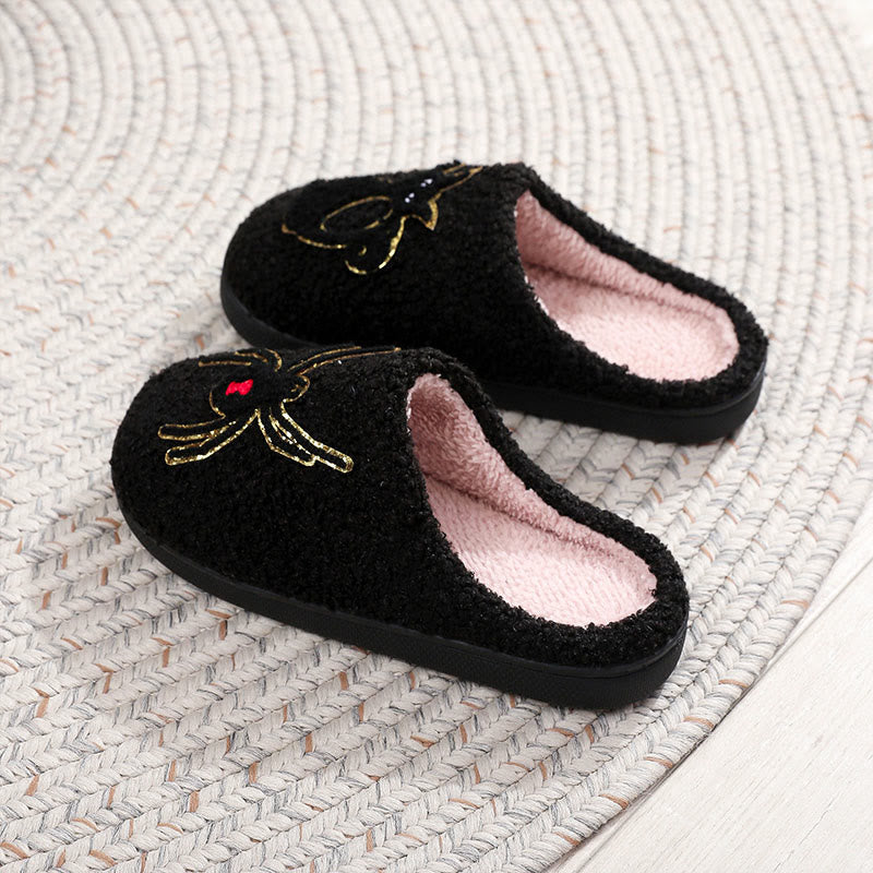 Plus Size Spider Black Cat Slippers - image 5