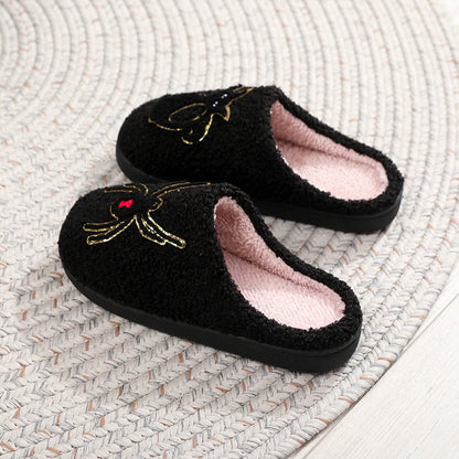 Plus Size Spider Black Cat Slippers - image 5
