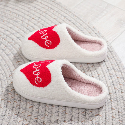 Plus Size Love Heart Slippers - image 1