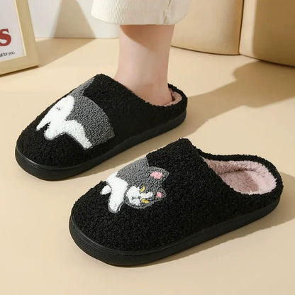 Plus Size Cow Cat Slippers - image 3