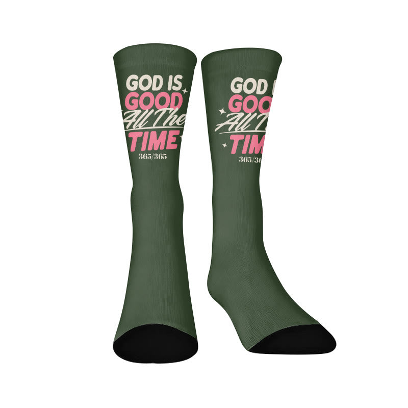 Thank You Jesus Quarter Socks - Dark Green(1 Pair) - EU37-44(US4-10) - image 8