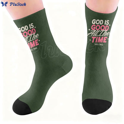 Thank You Jesus Quarter Socks - image 7