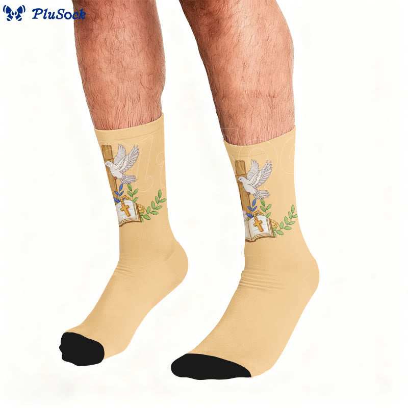 Cross Pigeon Quarter Socks - image 2