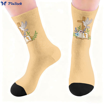 Cross Pigeon Quarter Socks - image 7