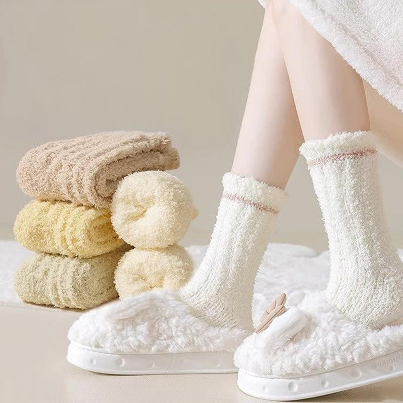 Soft Gentle Feel Sleep Socks(4 Pairs) - image 2