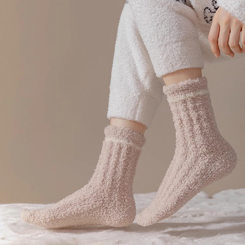 Soft Gentle Feel Sleep Socks(4 Pairs) - image 4