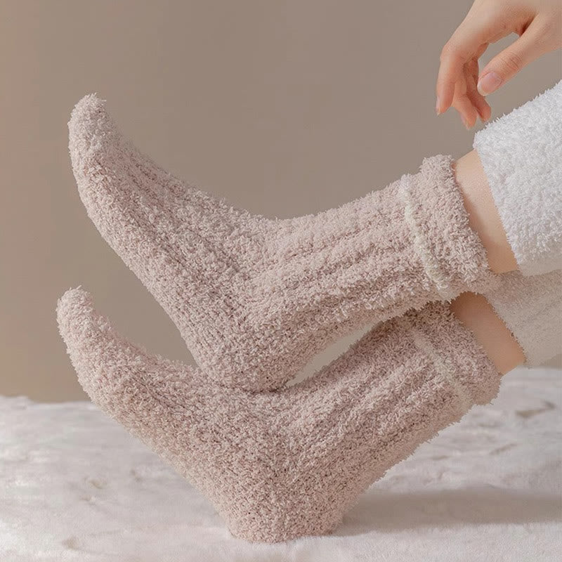 Soft Gentle Feel Sleep Socks(4 Pairs) - image 3
