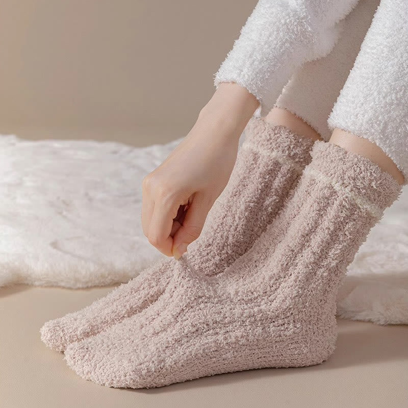 Soft Gentle Feel Sleep Socks(4 Pairs) - image 1