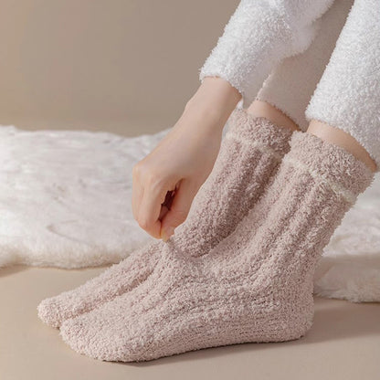 Soft Gentle Feel Sleep Socks(4 Pairs) - image 1