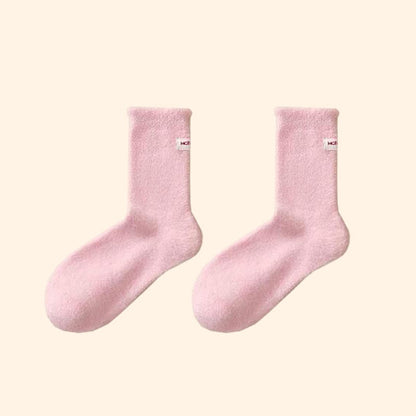 Flexible Soft Sleep Socks(3 Pairs) - Light Pink - EU36-43(US3-9) - image 11