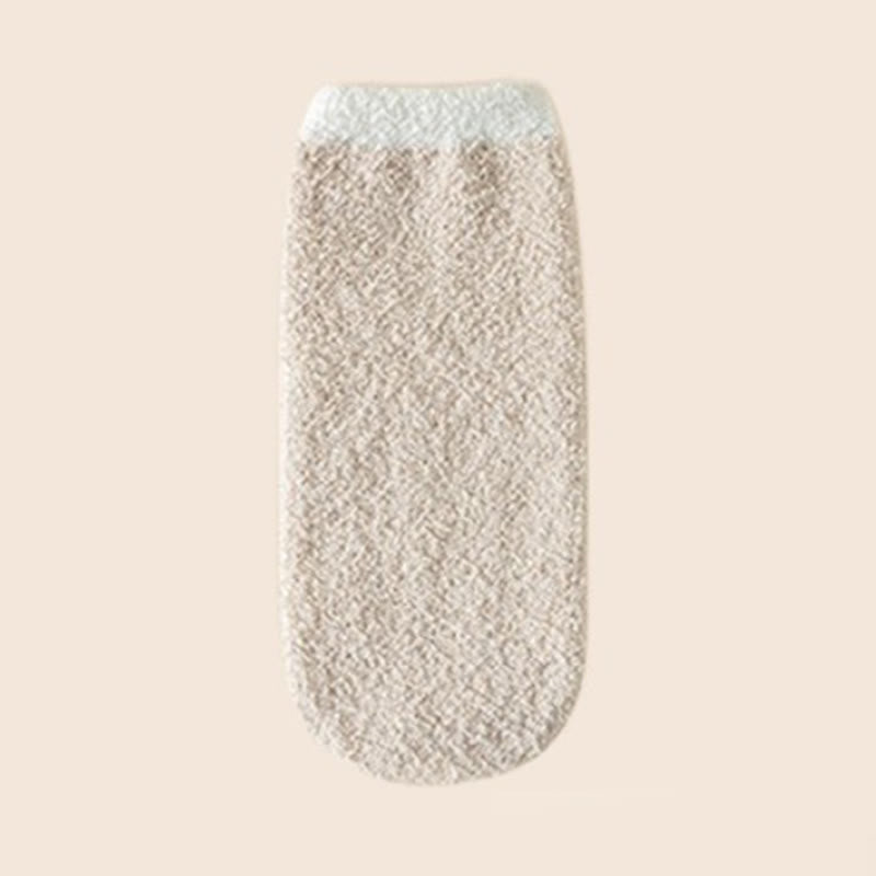 Smooth Cozy Sleep Socks(3 Pairs) - Khaki - EU36-43(US3-9) - image 10