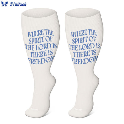 Plus Size Scripture Hope Compression Socks(3 Pairs) - image 4