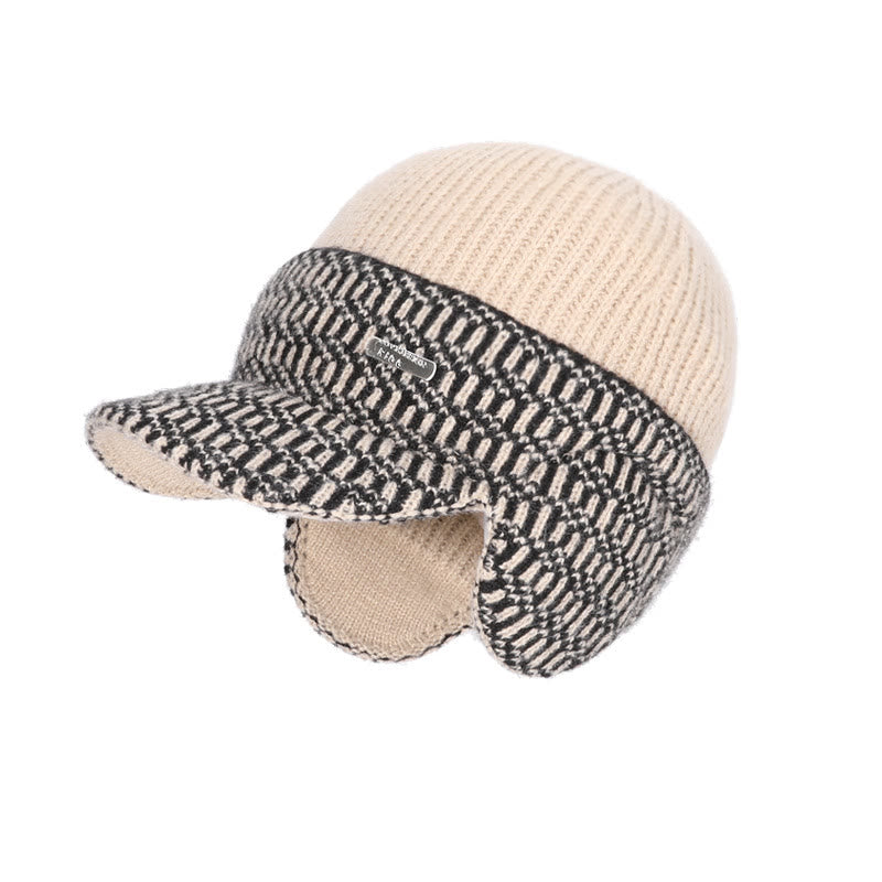 Plusoc Kbaseball Cap Design Beanie - Beige - One Size - image 14