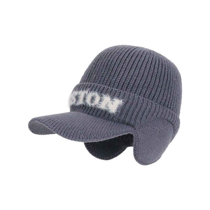 Plusoc Alphabet Warm Beanie - Grey - One Size - image 13